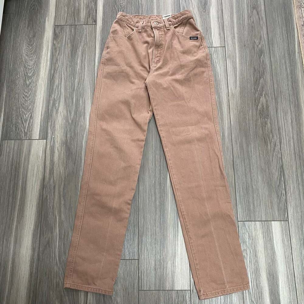 Rockies Western Vintage Jeans Straight Leg Tan Size 29